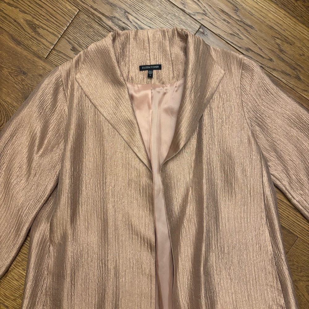 Eileen Fisher silk cardigan - Picture 3 of 11